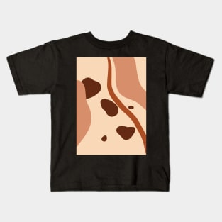 Abstract Earth Tones 4 Kids T-Shirt